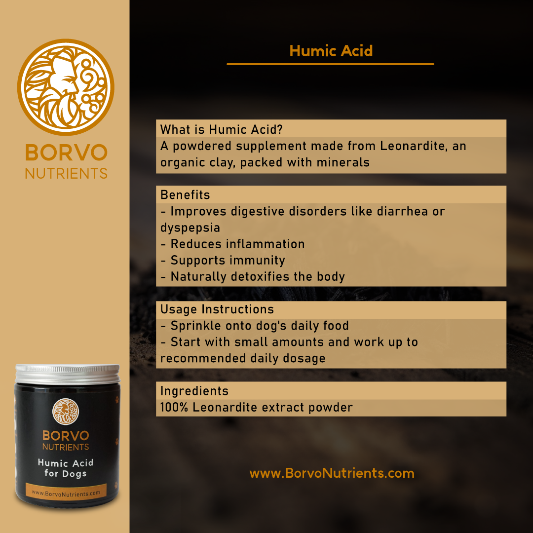 Humic Acid for Dogs | Borvo Nutrients