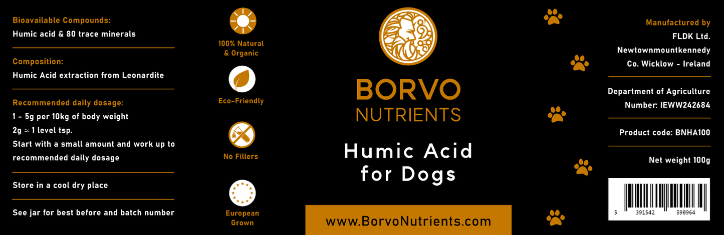 Humic Acid for Dogs | Borvo Nutrients